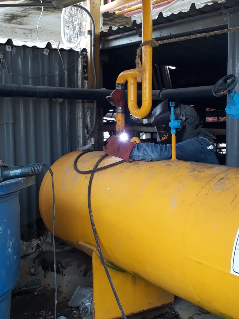 instalacion maquina de hielo 10 toneladas con r717